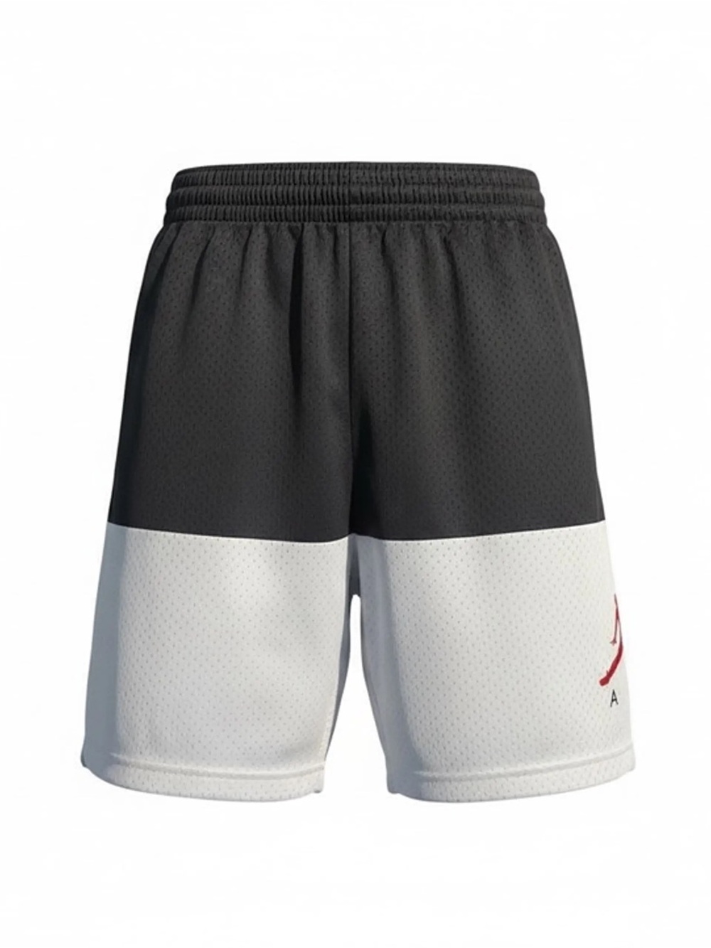 Jordan Jumpman Black and White Mesh Colorblock Kids Shorts